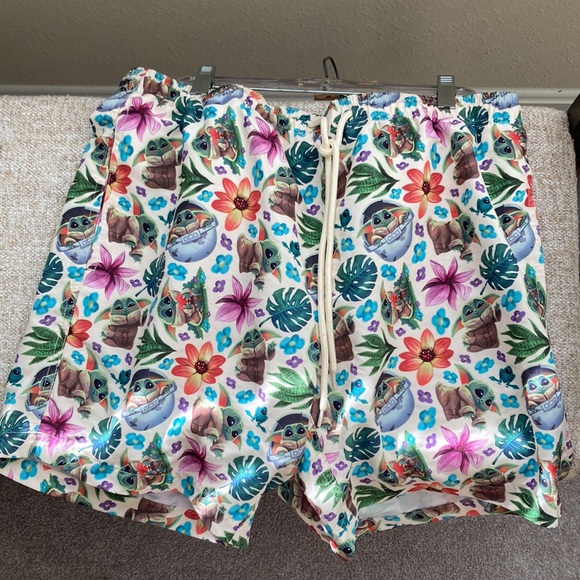 Star Wars Baby Yoda Swim Trunks - Picture 5 of 11